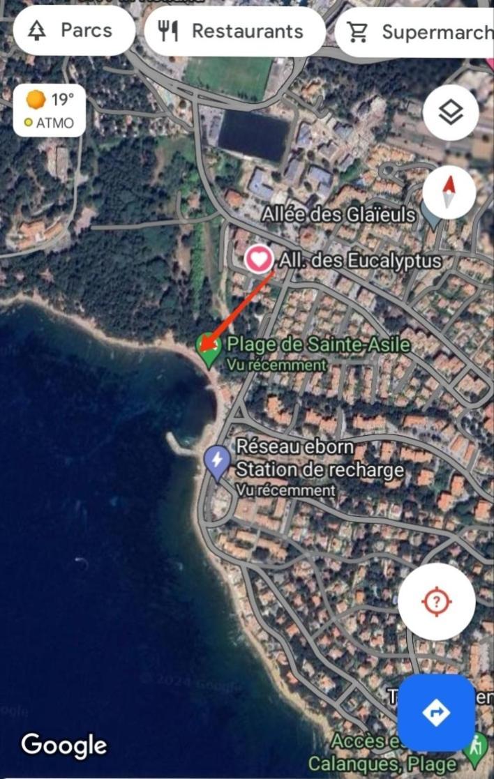 Petit Paradis Classe 3 Etoiles A 200M De La Plage! Terrasse-Wifi-Parking-Clim Сен-Мандріє-сюр-Мер Екстер'єр фото